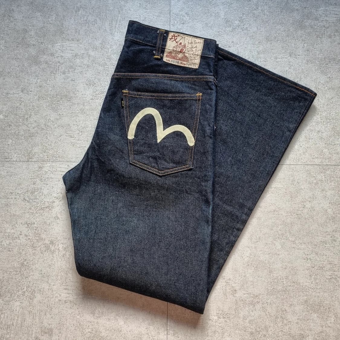 90s jpn Evis(u) 초기형 부츠컷 데드스탁 32/32 상품이미지1