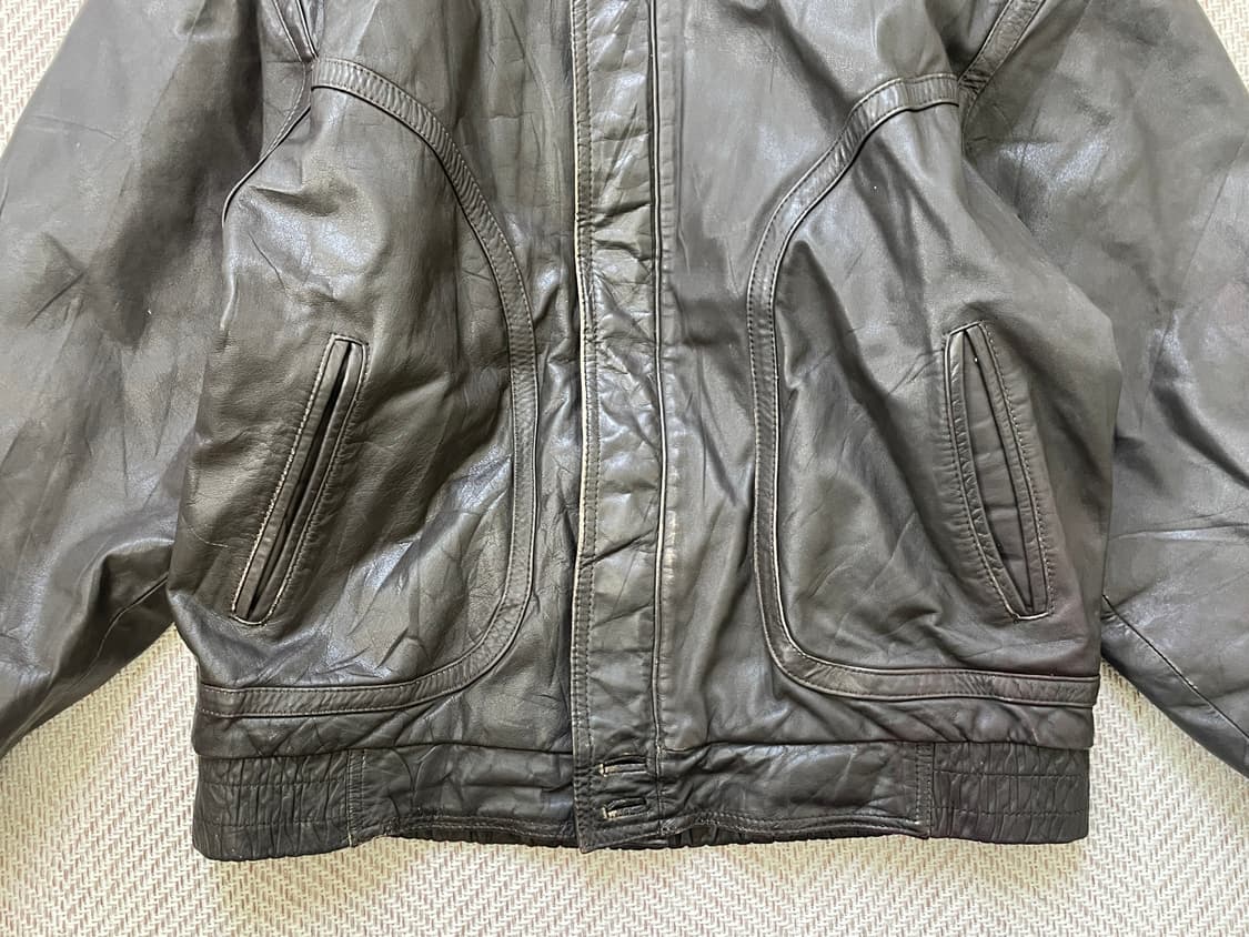 빈티지 플라이트 양가죽 레더 봄버자켓  상품이미지2