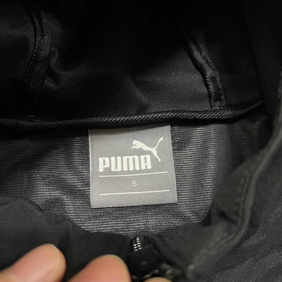 푸마 리핑캣 로고 바람막이 후드자켓 [블랙] S/90 상품이미지5