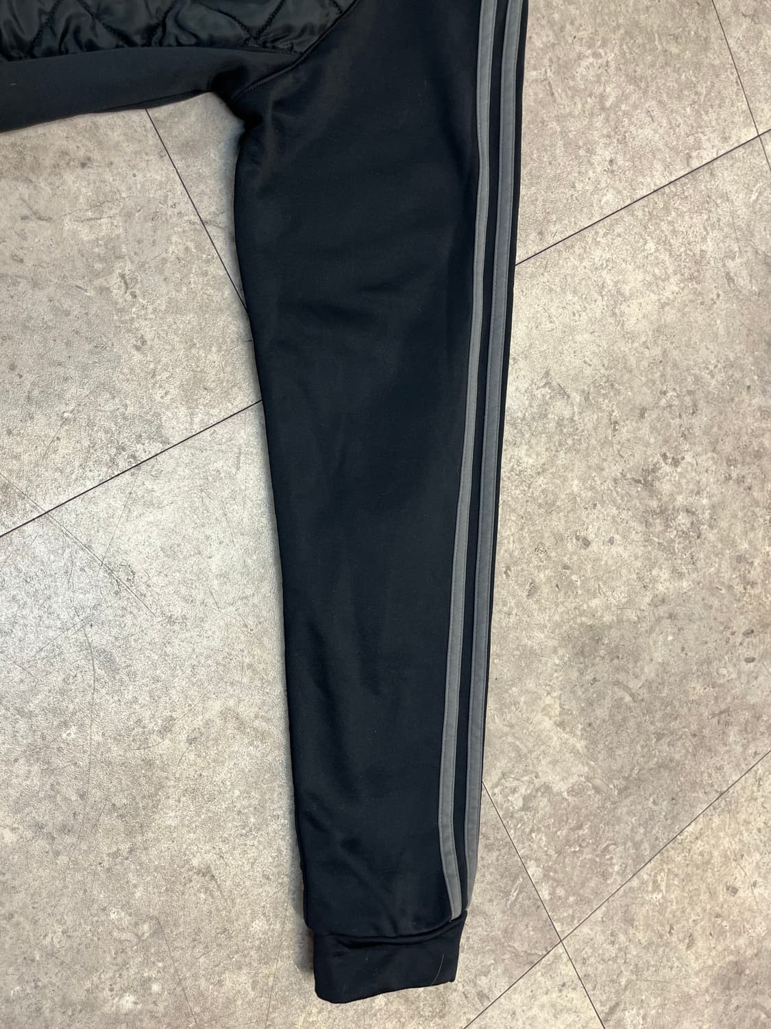 아디다스 퀄팅 기모 져지 블랙 105 #csz2194 상품이미지8