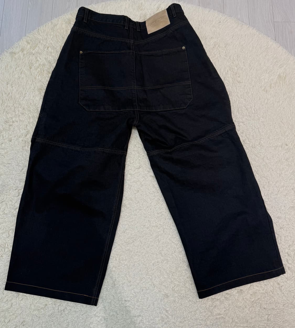 아오이로 오오키 페더 데님 팬츠 다크 인디고 사이즈 1 상품이미지3