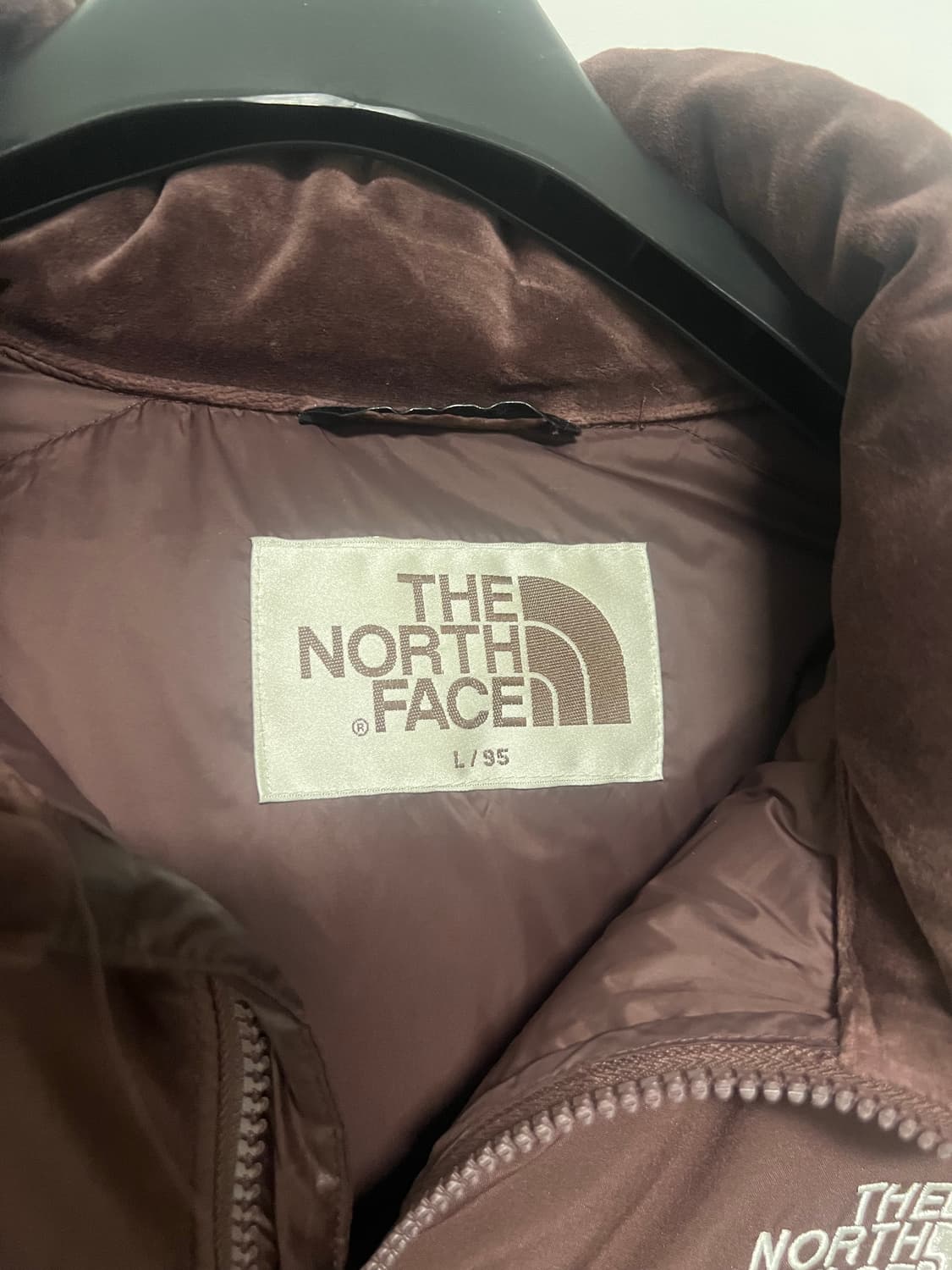 노스페이스 눕시 숏패딩 코코아브라운 상품이미지2