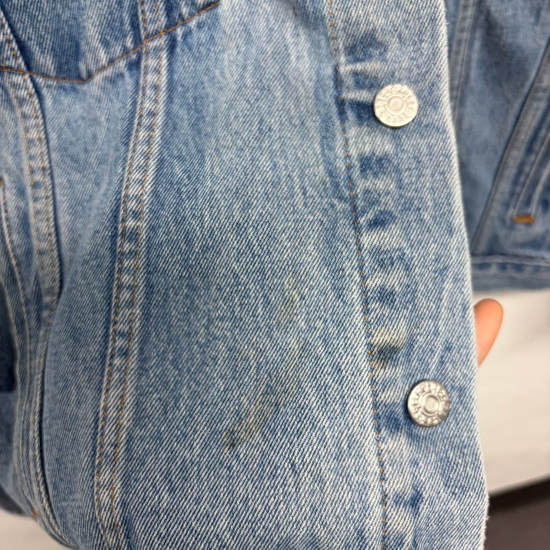 빈티지 자수 데님 자켓 상품이미지5