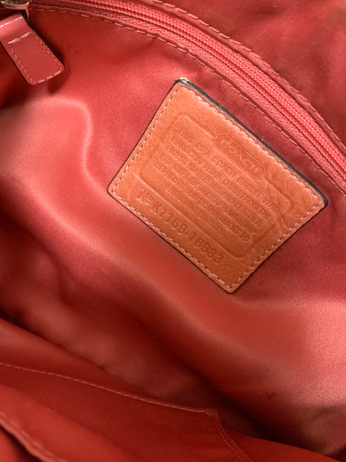 Coach pink ivory y2k shoulder bag 상품이미지7