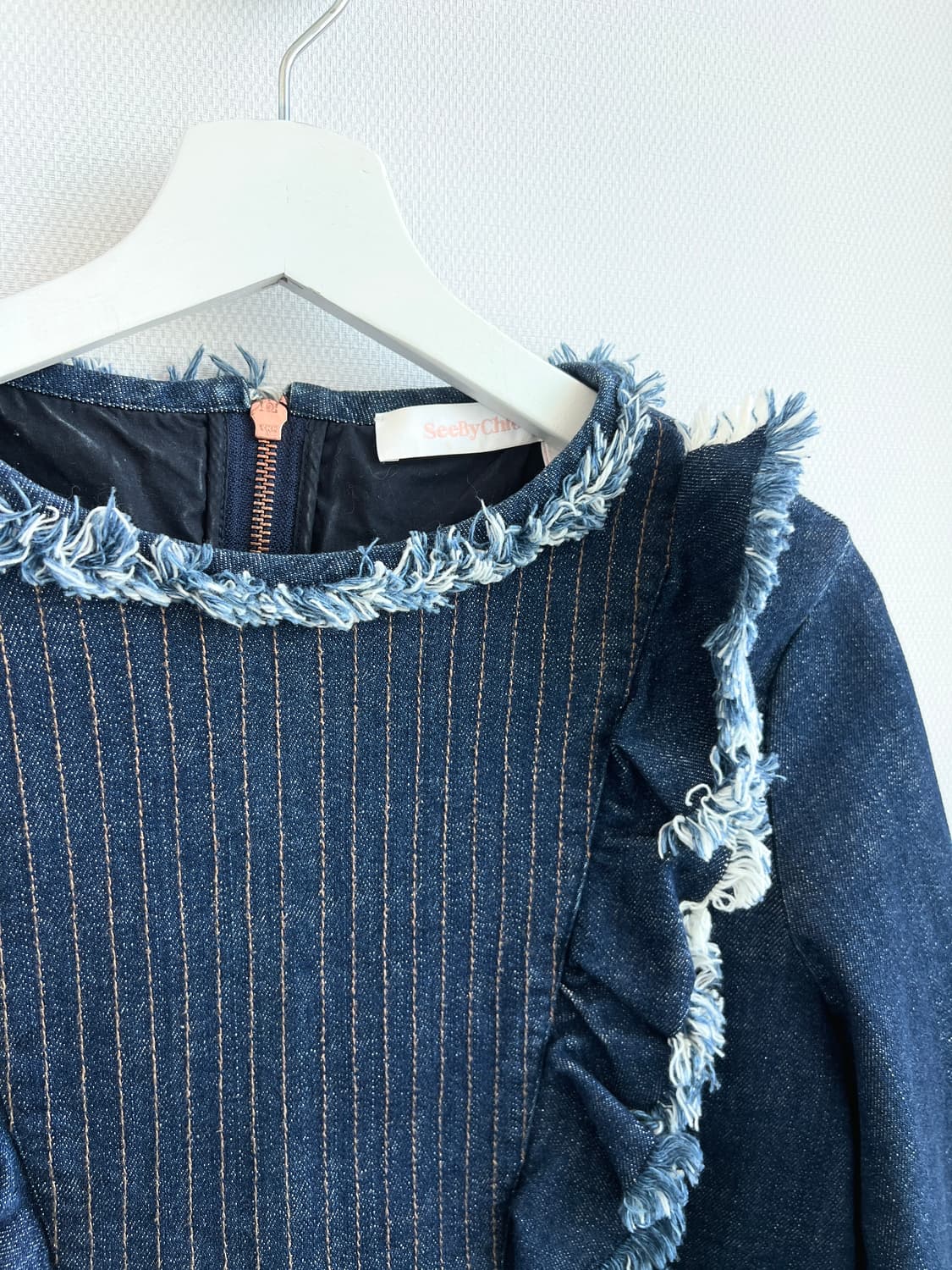 씨 바이 끌로에 데님 블라우스 상품이미지2