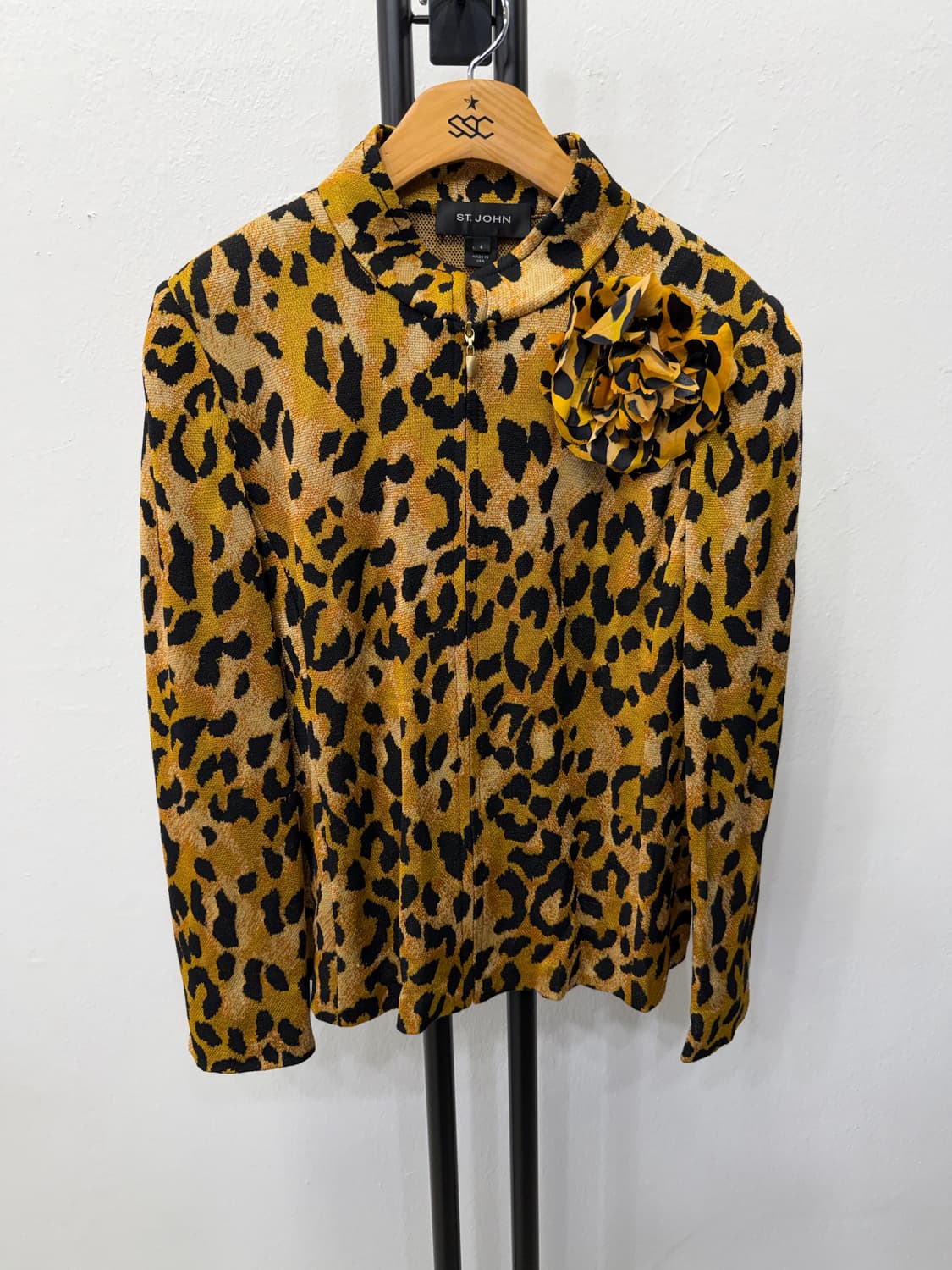 매장판정품) 세인트존 센존 레오파드 패턴 자켓 6 상품이미지1