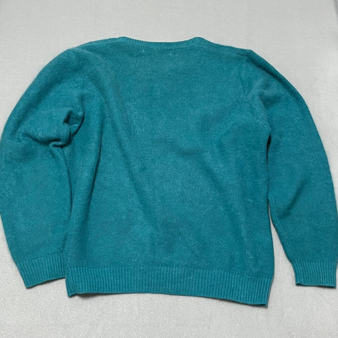 청록색 울 캐시미어 니트 상품이미지5