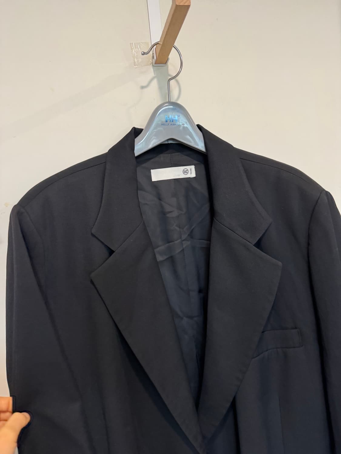 Recto 렉토 블랙 오버자켓 상품이미지5