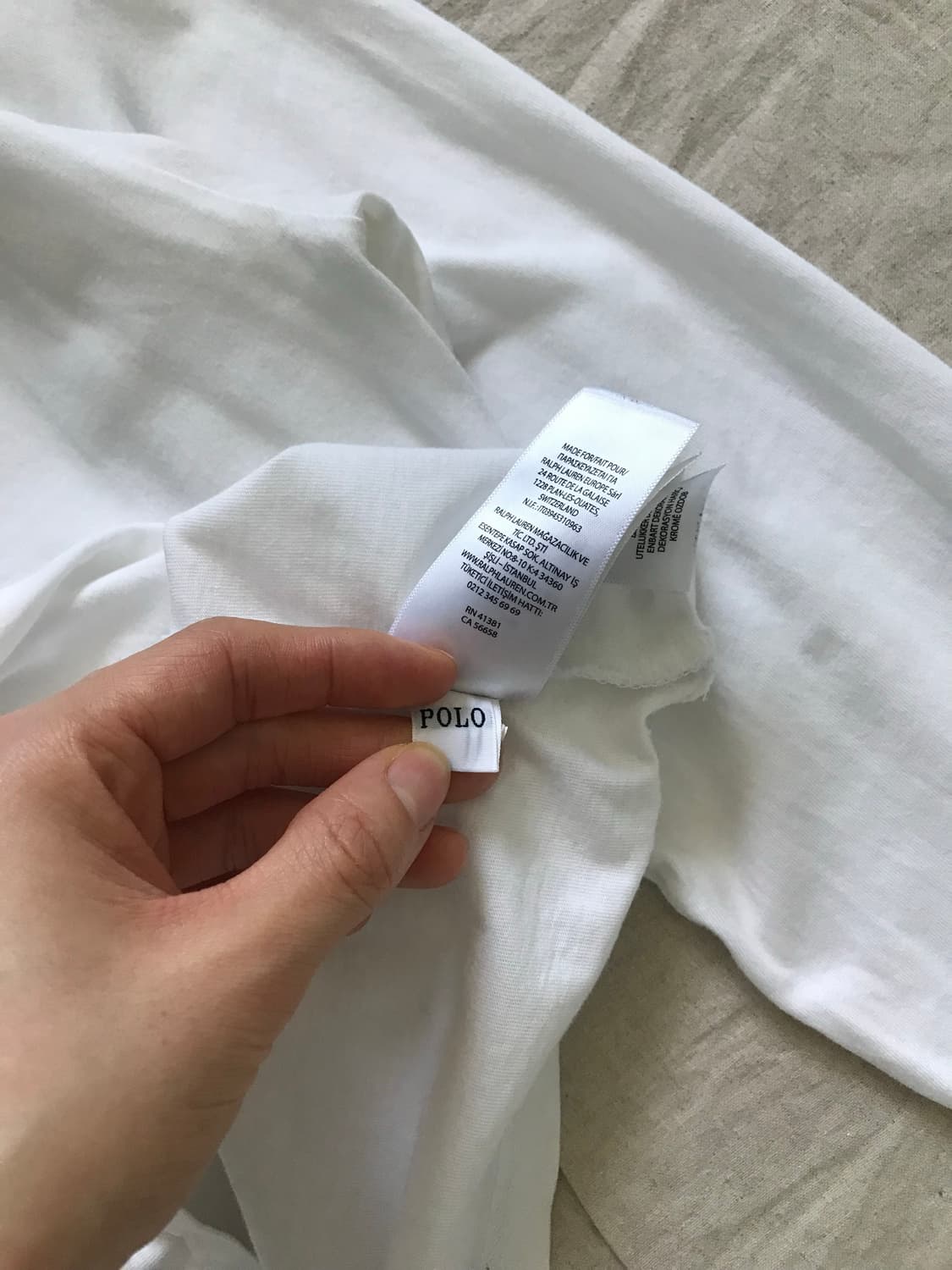 폴로 랄프로렌 포니로고 화이트 롱슬리브티 상품이미지10