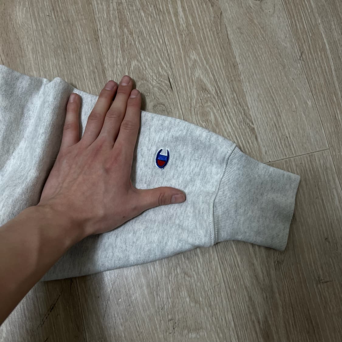 챔피온 어센틱 로고 반집업 맨투맨 L/100  상품이미지5