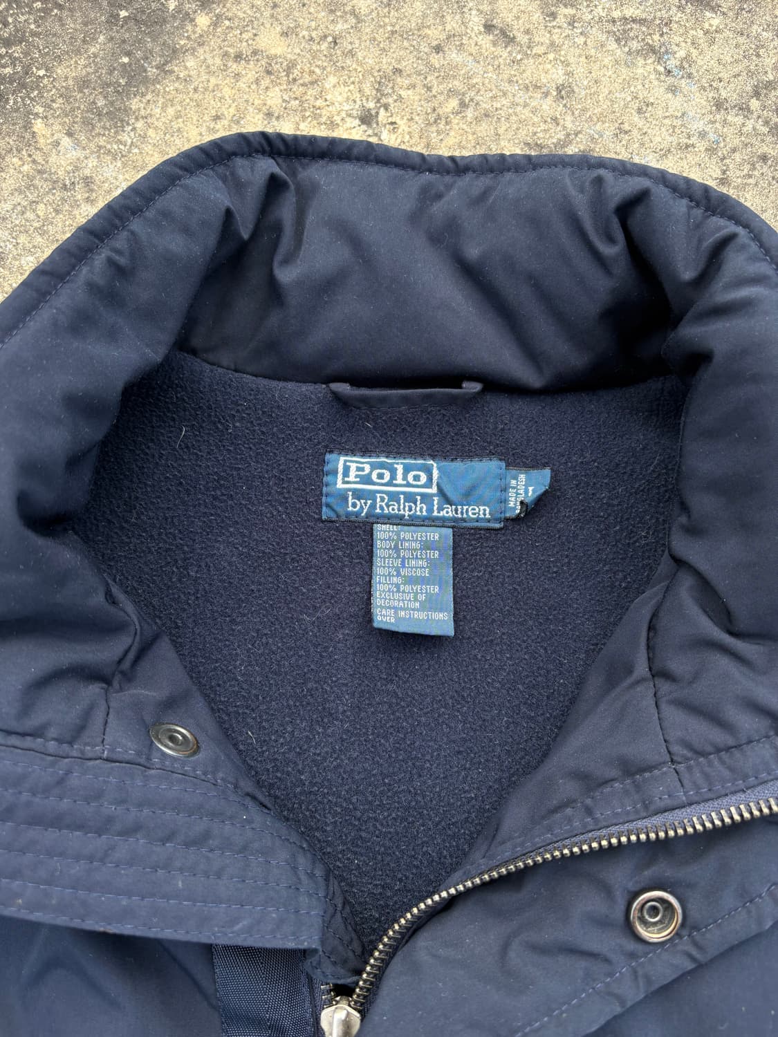 폴로 플리스 안감 나일론 자켓 / 해링턴 스타일 상품이미지3