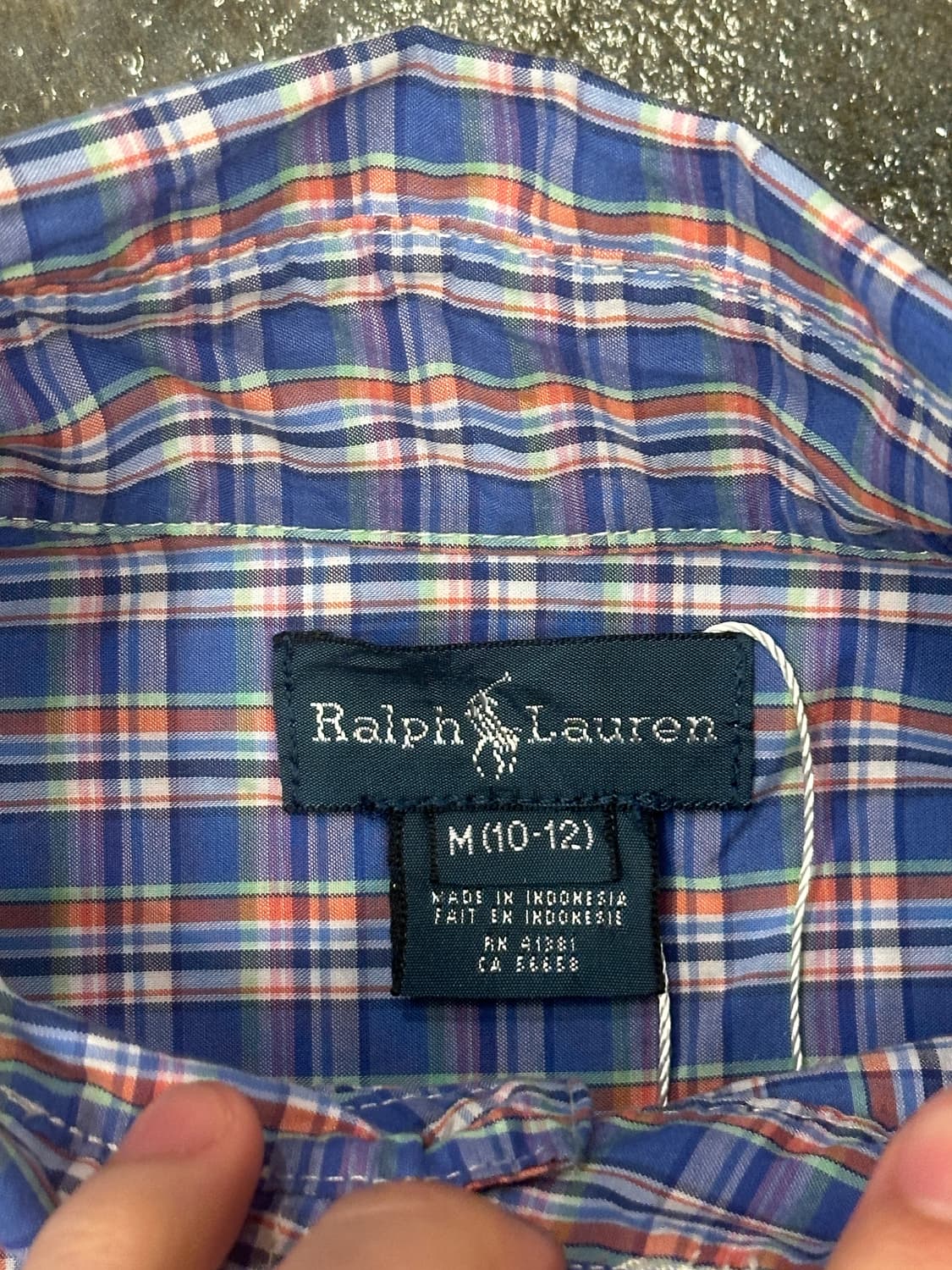POLO 폴로 랄프로렌 체크셔츠 S 상품이미지4