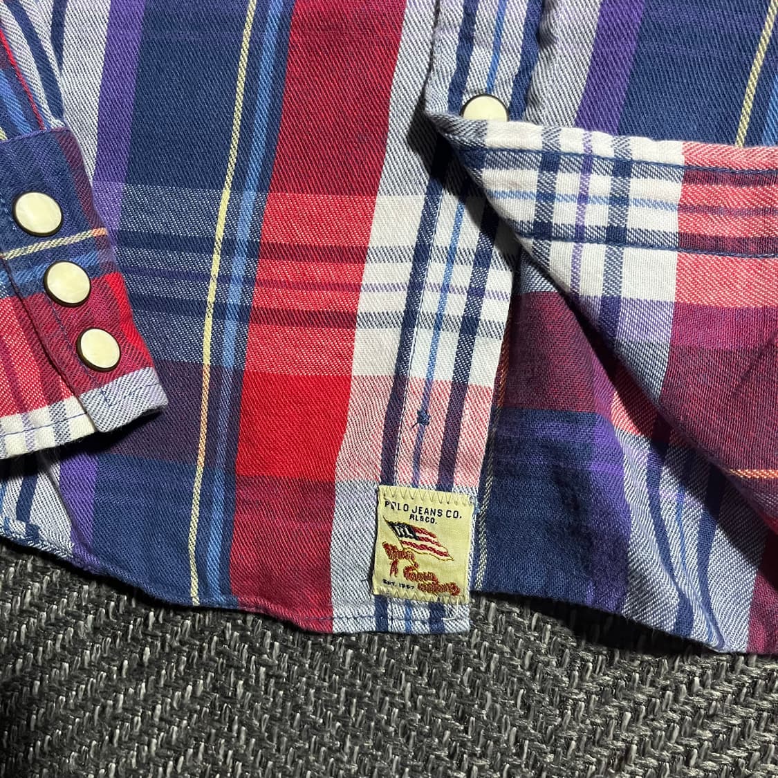 [XS] POLO JEANS 폴로진스 체크 셔츠 상품이미지5