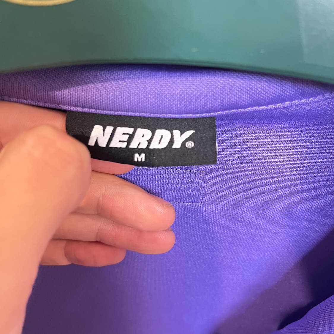 (M) 널디(NERDY) 퍼플 트랙탑 져지 재킷 상품이미지6