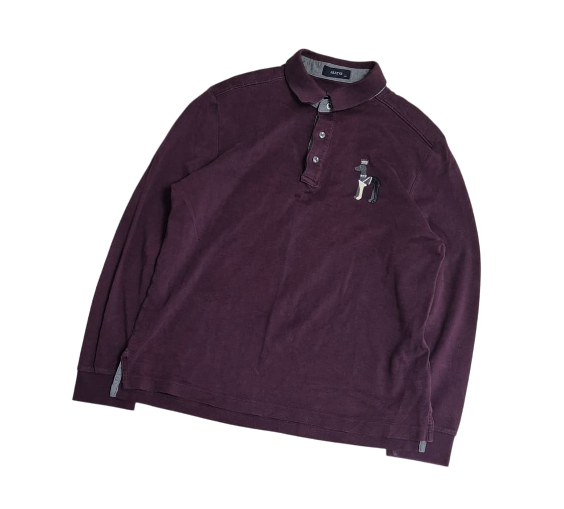 헤지스 긴팔 카라티 상품이미지1