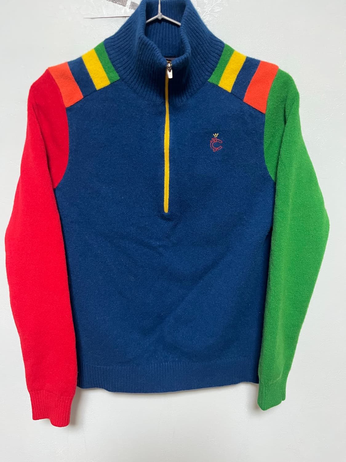 루이 카스텔 여성 방풍 골프 반집업니트 상품이미지1