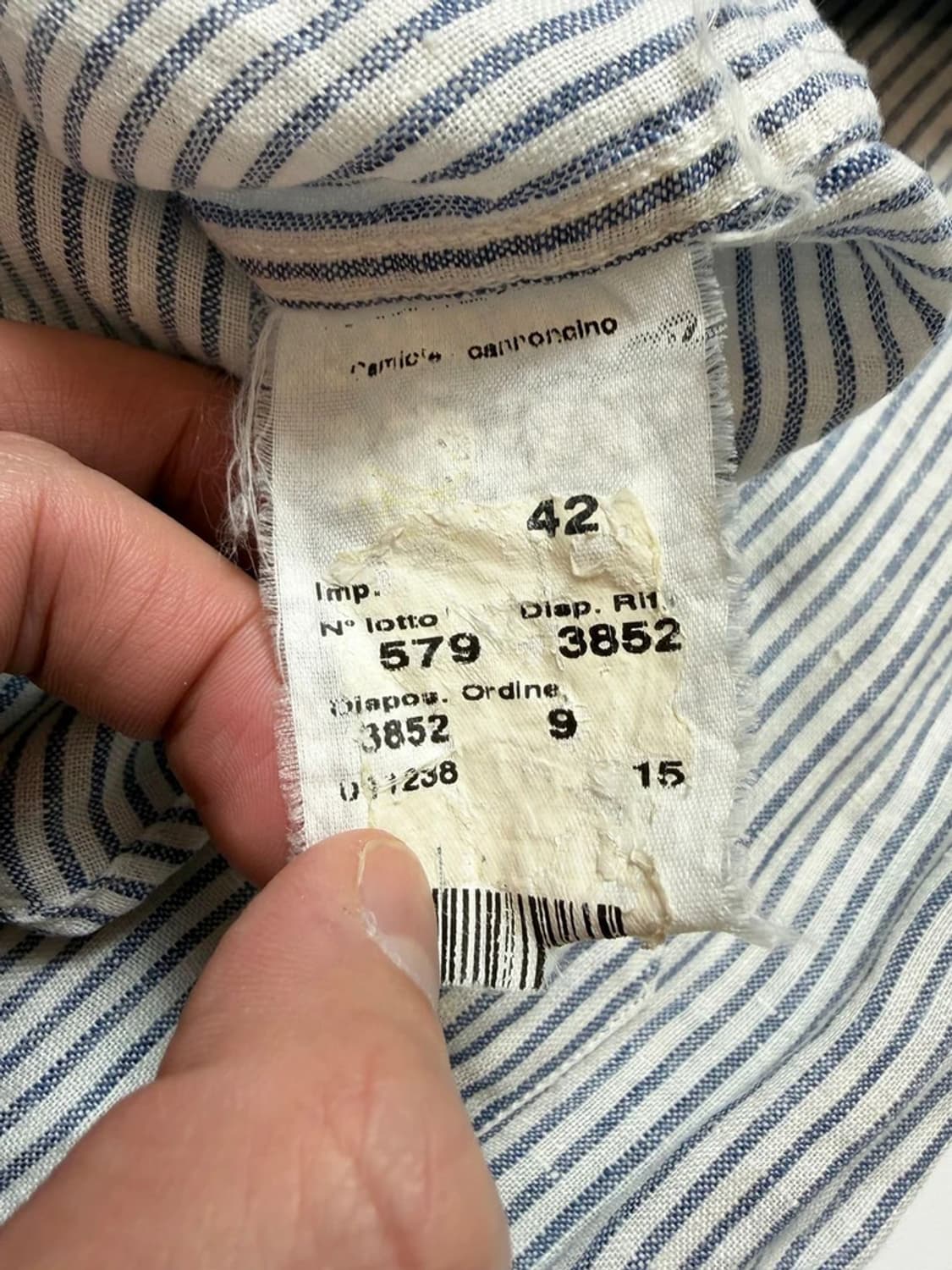 톰볼리니 Tombolini 이태리 린넨 스트라이프 셔츠 PN9266 상품이미지6