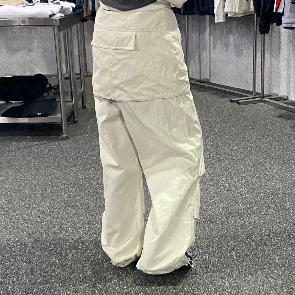 파르티멘토 레이어드 투웨이 랩 팬츠 B4501 상품이미지2