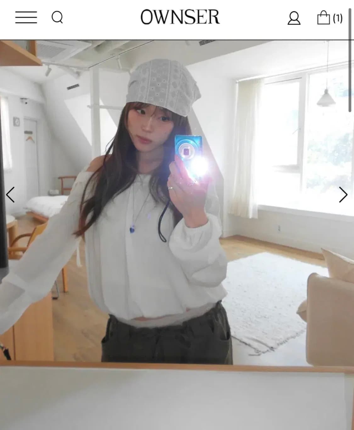 오운서-Remisol 3-Way Blouse_White 상품이미지5