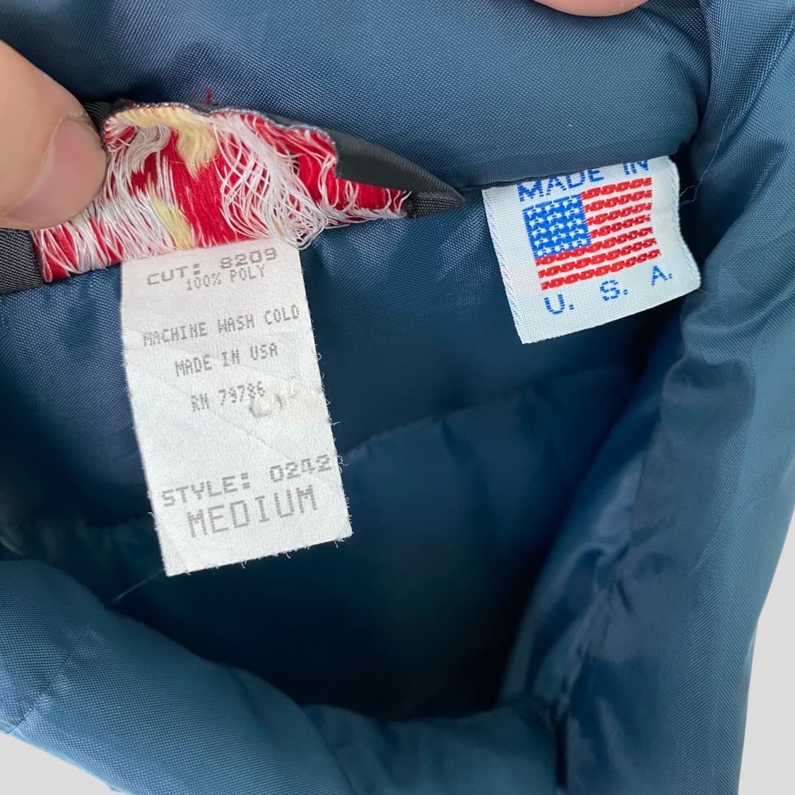 (M)빈티지 챔피온패치 패딩베스트 상품이미지4