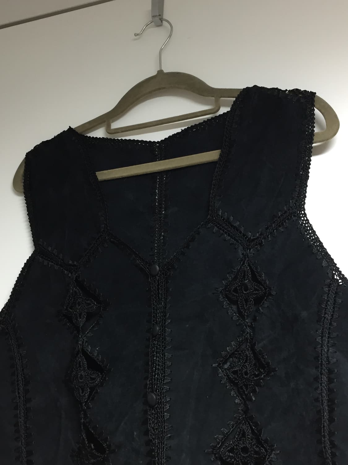 vintage real leather vest 상품이미지1