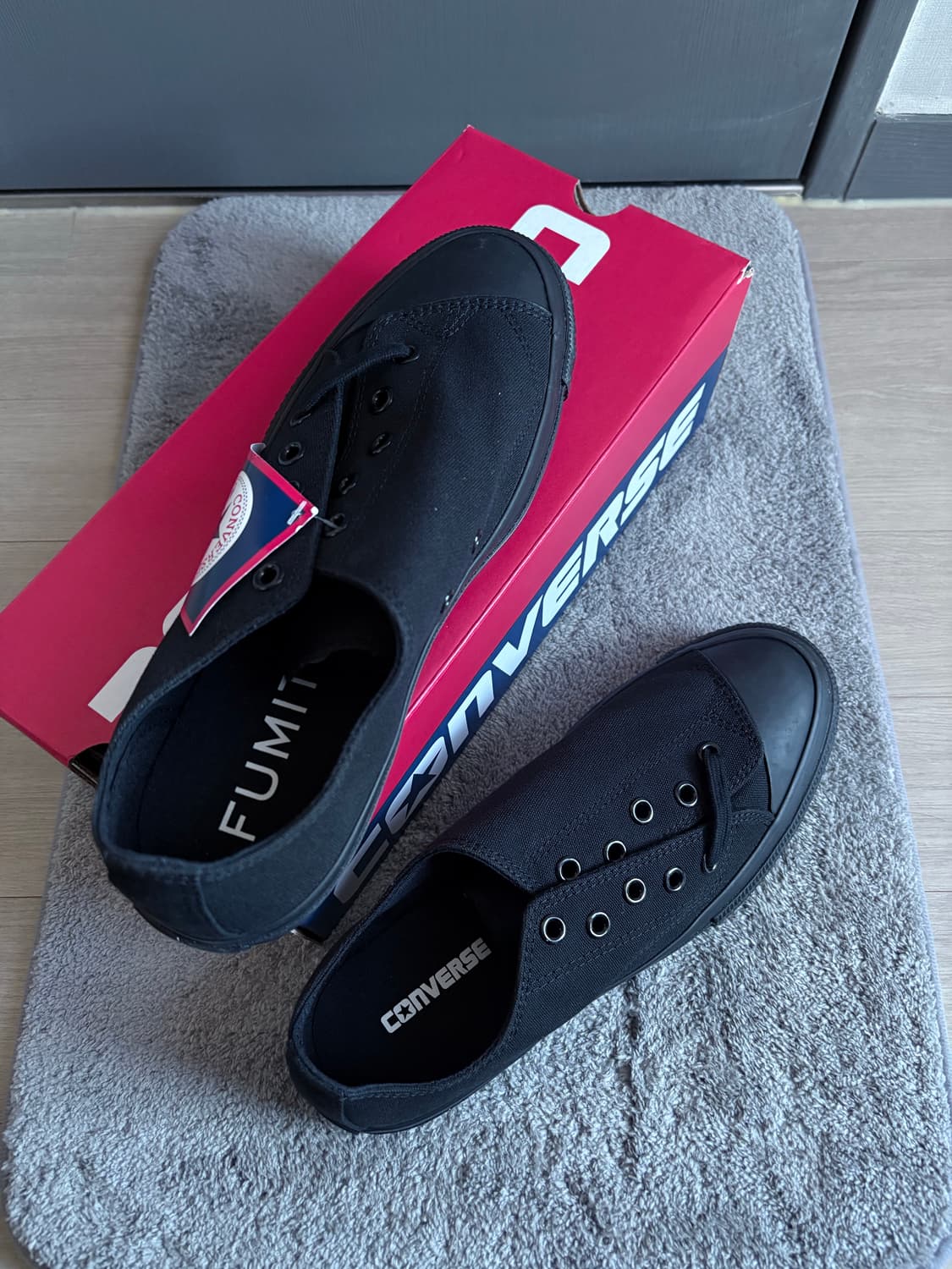 (275) 후미토 간류 x 컨버스 블랙 새상품 상품이미지2