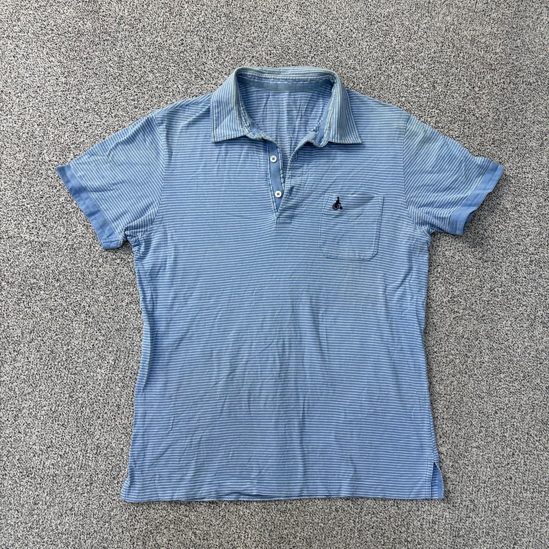 실측 빈폴 스트라이프 반팔티 카라티 0305J 상품이미지1