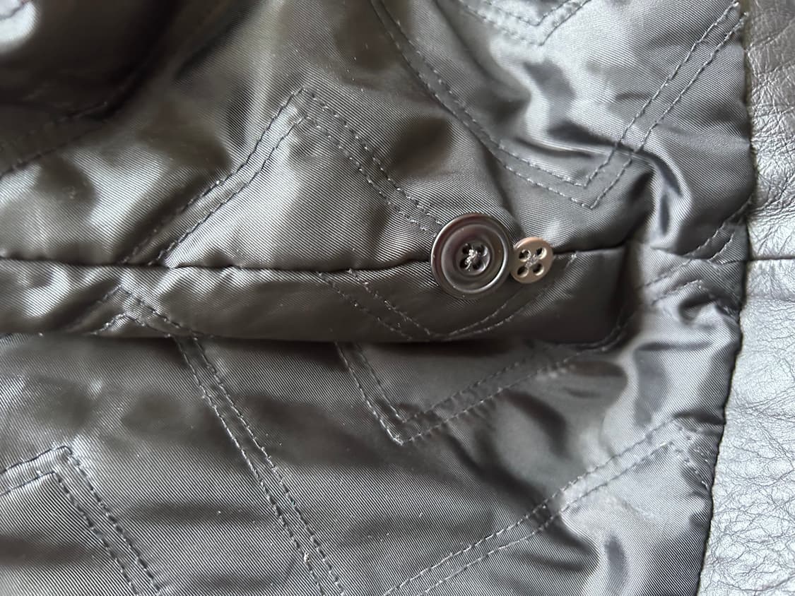 올드 갭 레더 스포츠자켓/블루종 상품이미지7