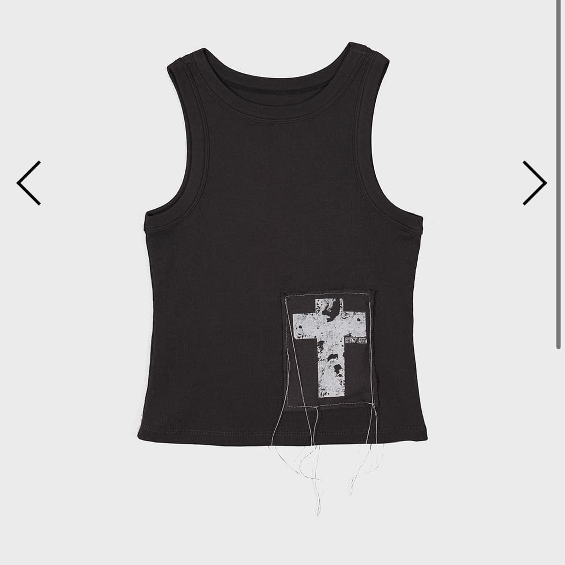 데어드 stitched patch top 상품이미지1
