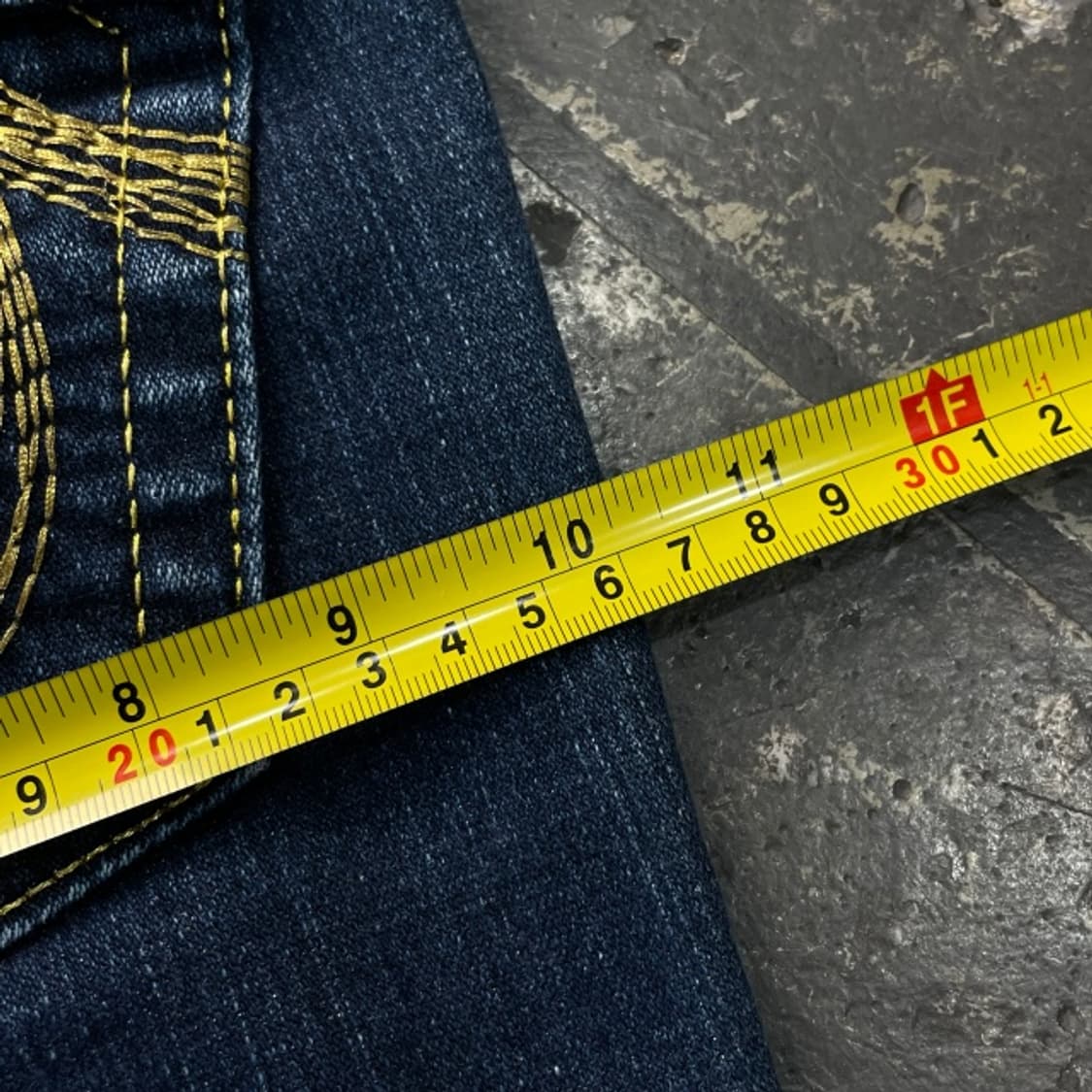 27 트루릴리전 옐로우 스티치 데님팬츠  상품이미지8