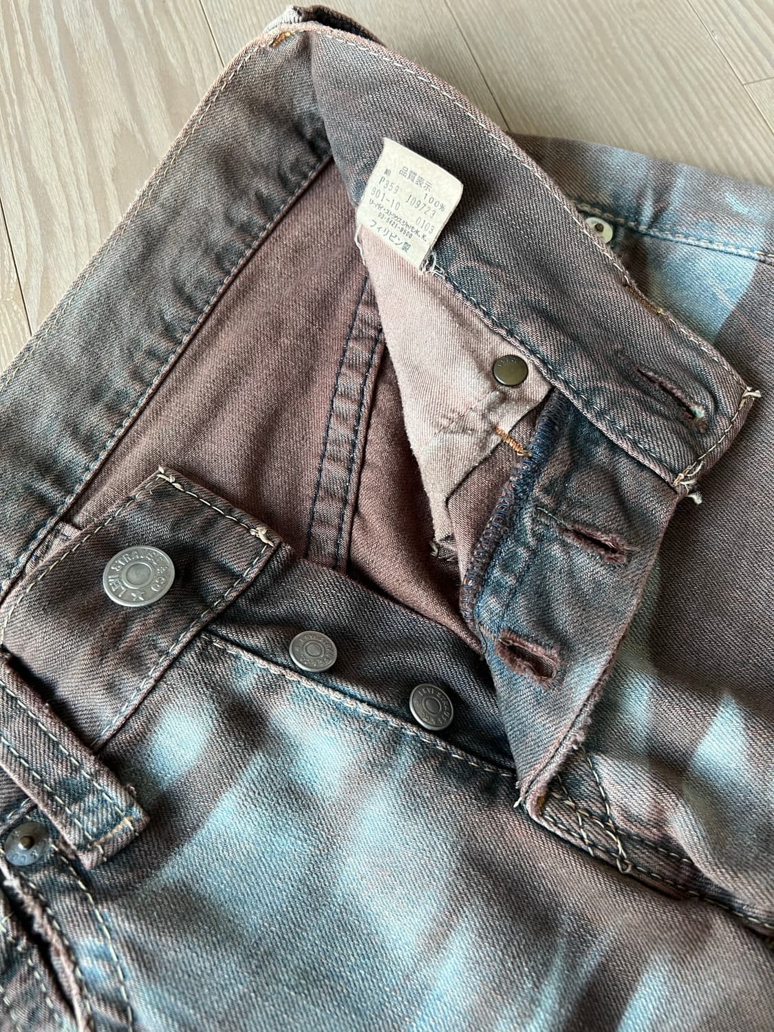 리바이스 901  다잉 데님팬츠 상품이미지4