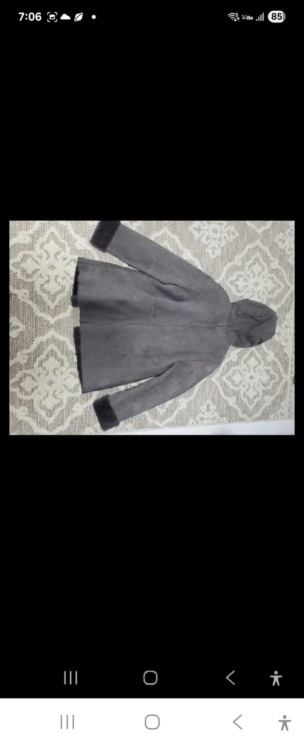 스페인산 토스카나 천연양가죽 후드 무스탕 코트55-77 상품이미지3