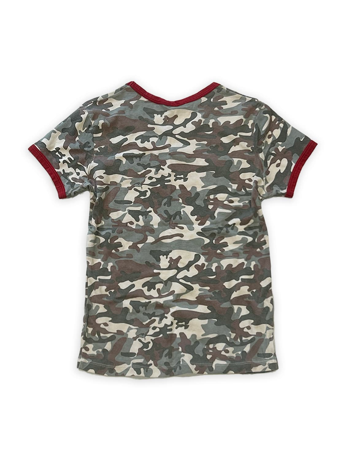Military patch work ringer tee 상품이미지3