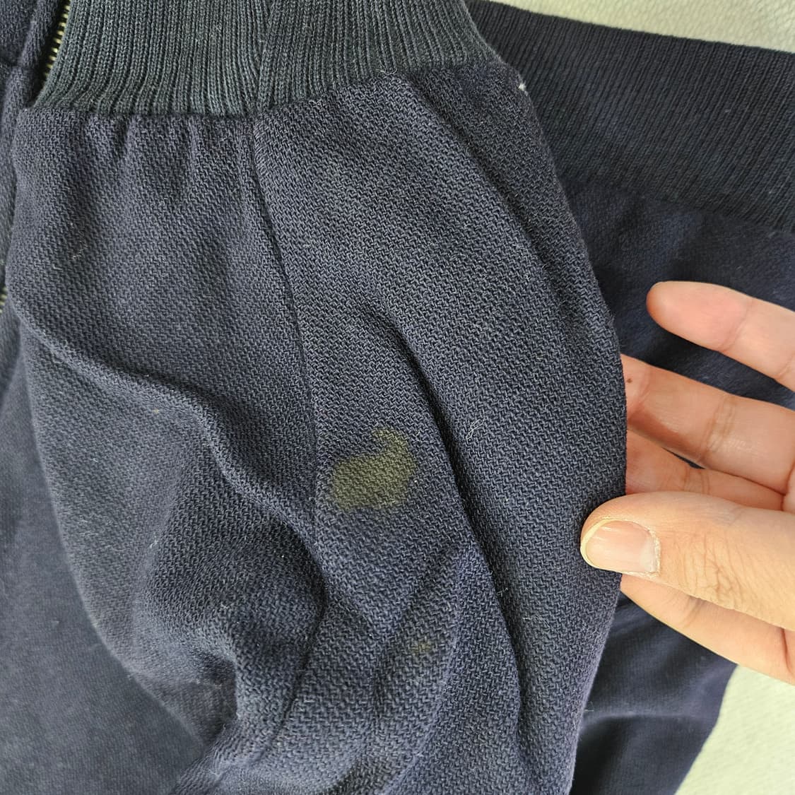 [L] 아디다스 빈티지 90s 울 블루종 봄버 자켓 0115YH1 상품이미지6