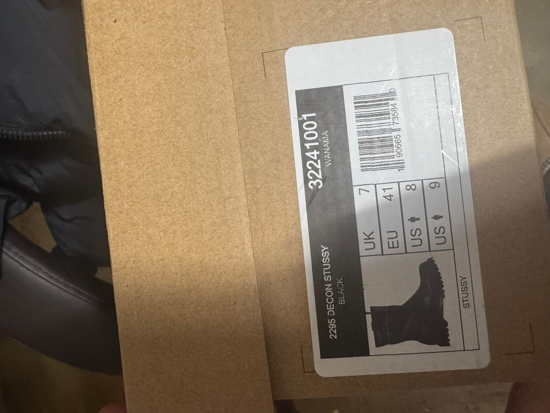 스투시 닥터마틴 블랙 부츠 새상품 260  상품이미지3