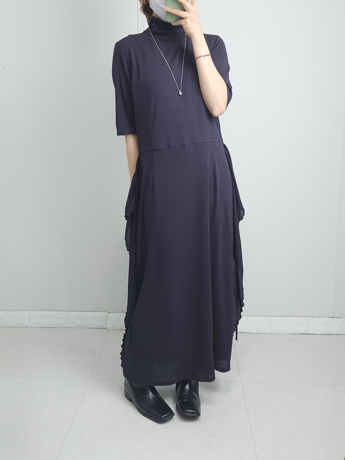 타이 랩 맥시 원피스 상품이미지6