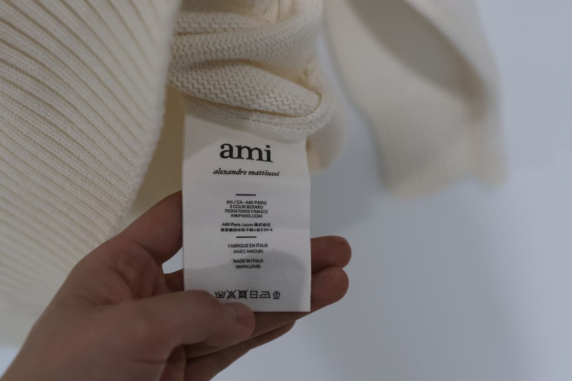 아미 브이넥 니트 상품이미지3