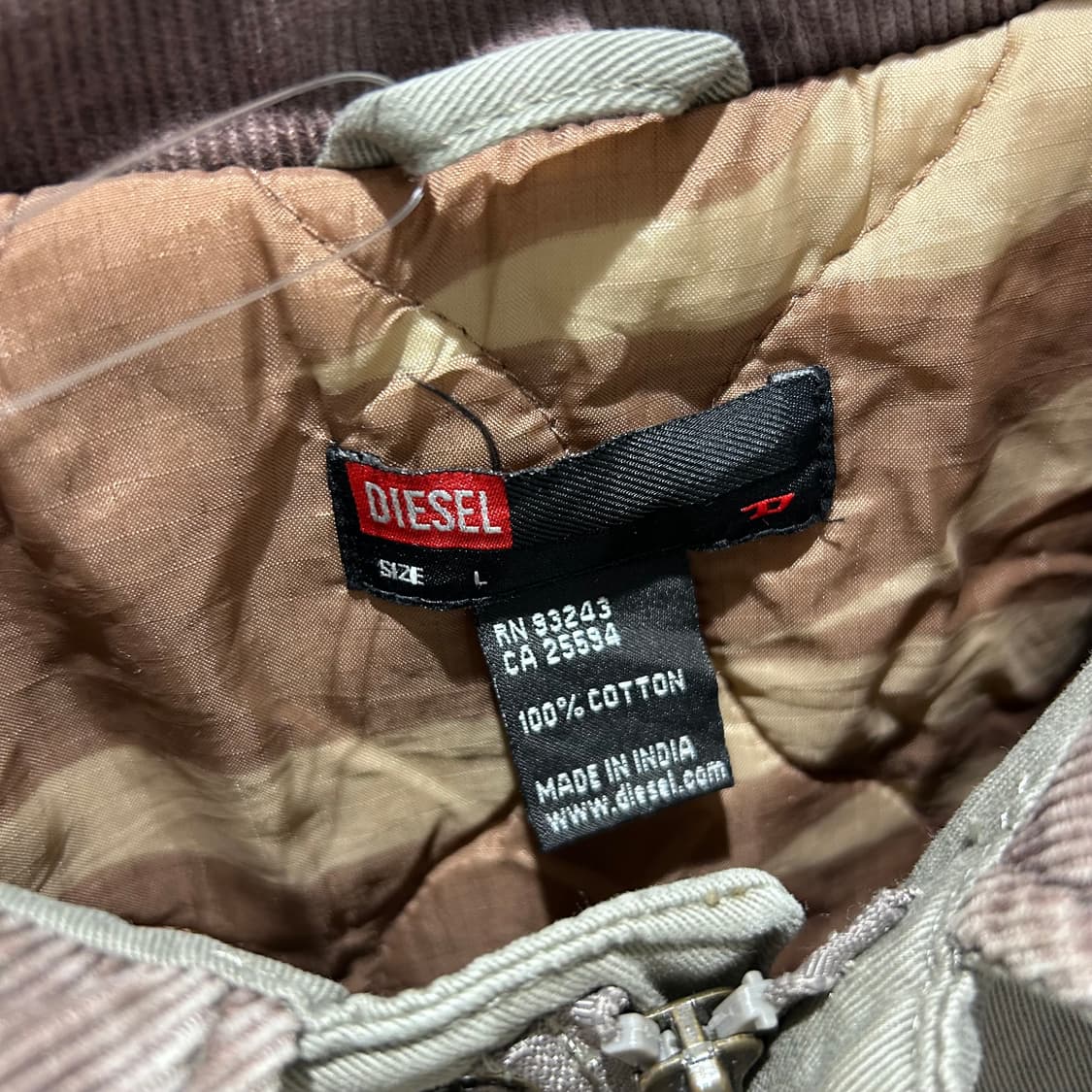 Diesel Light Grey Safari Jacket 상품이미지9