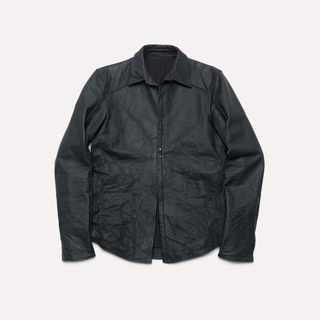 calf leather shirt jacket 상품이미지1