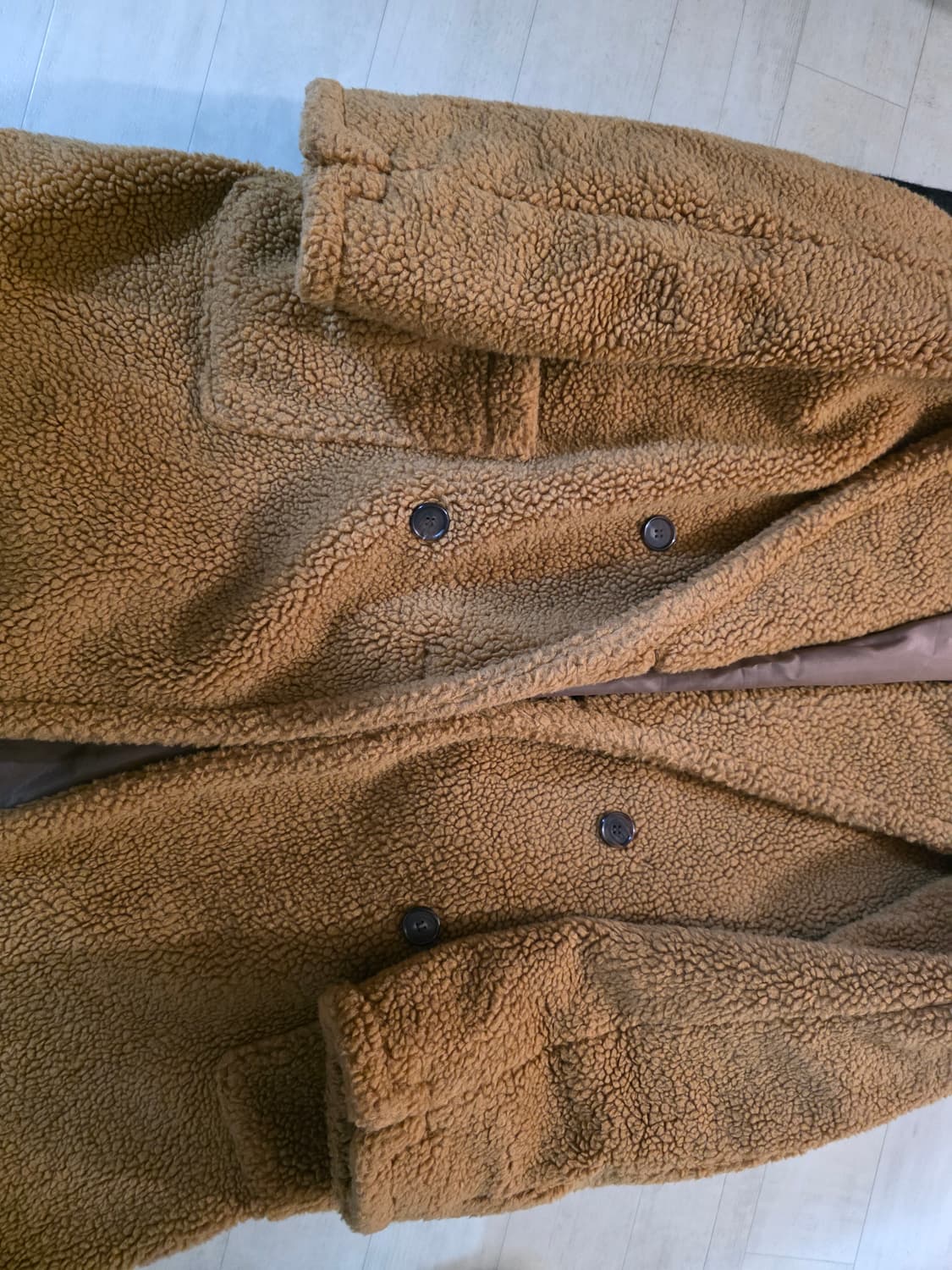 앤더슨벨 테디베어 울 코트 M 상품이미지4