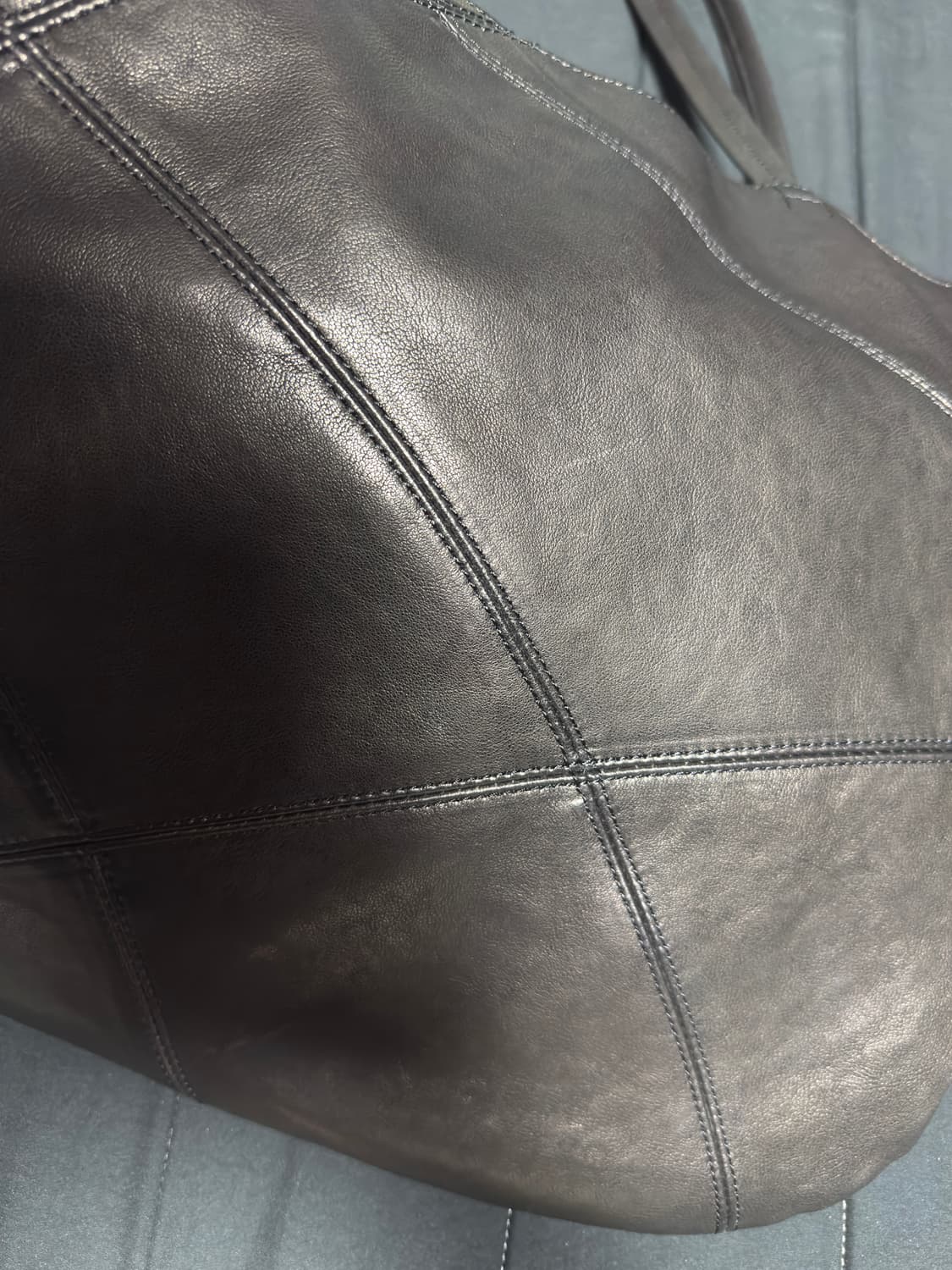 해칭룸 web tote lamb skin black 상품이미지5