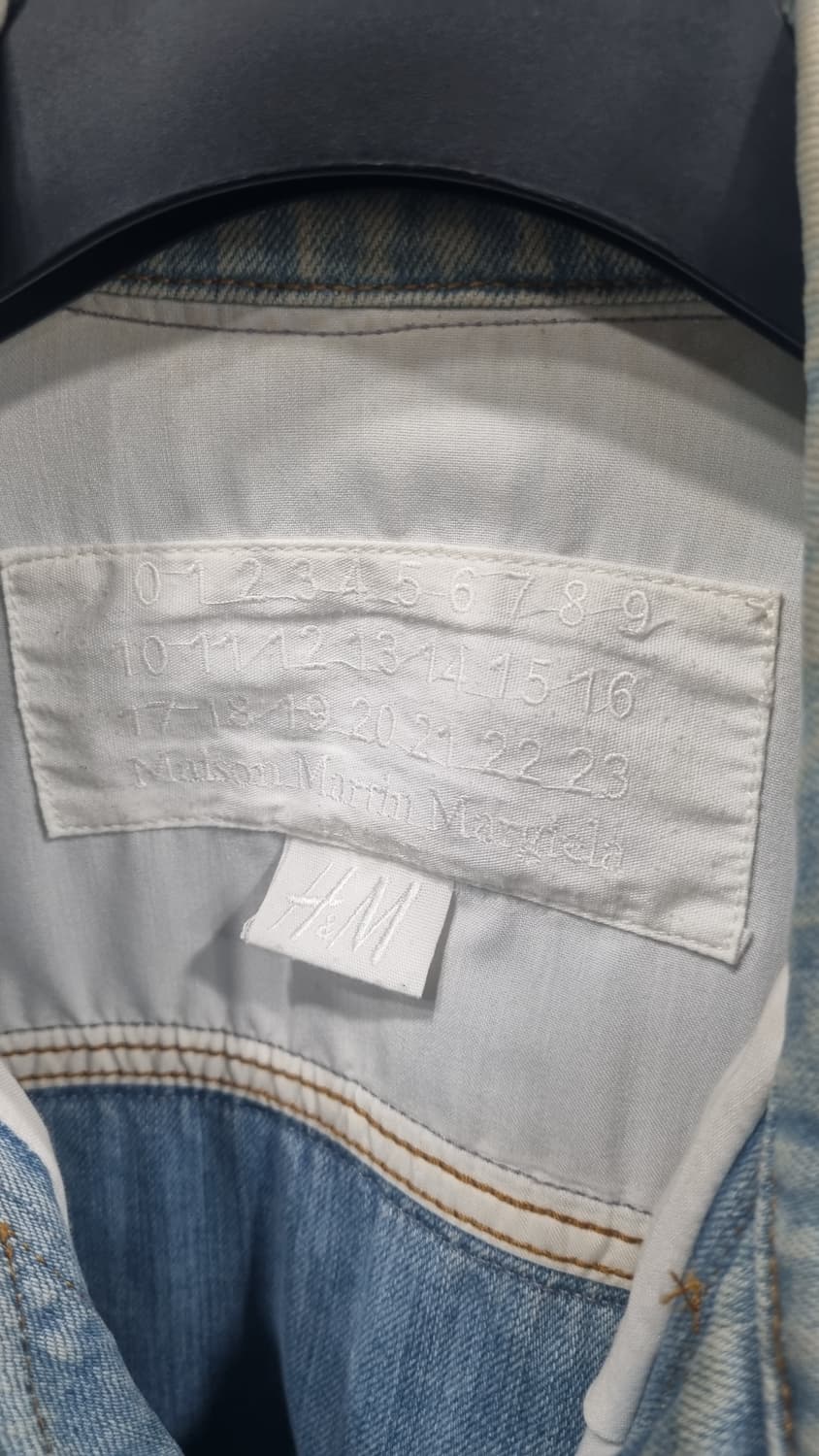 메종 마틴 마르지엘라 H&m 콜라보 데님자켓 청자켓 95size(m) 상품이미지2