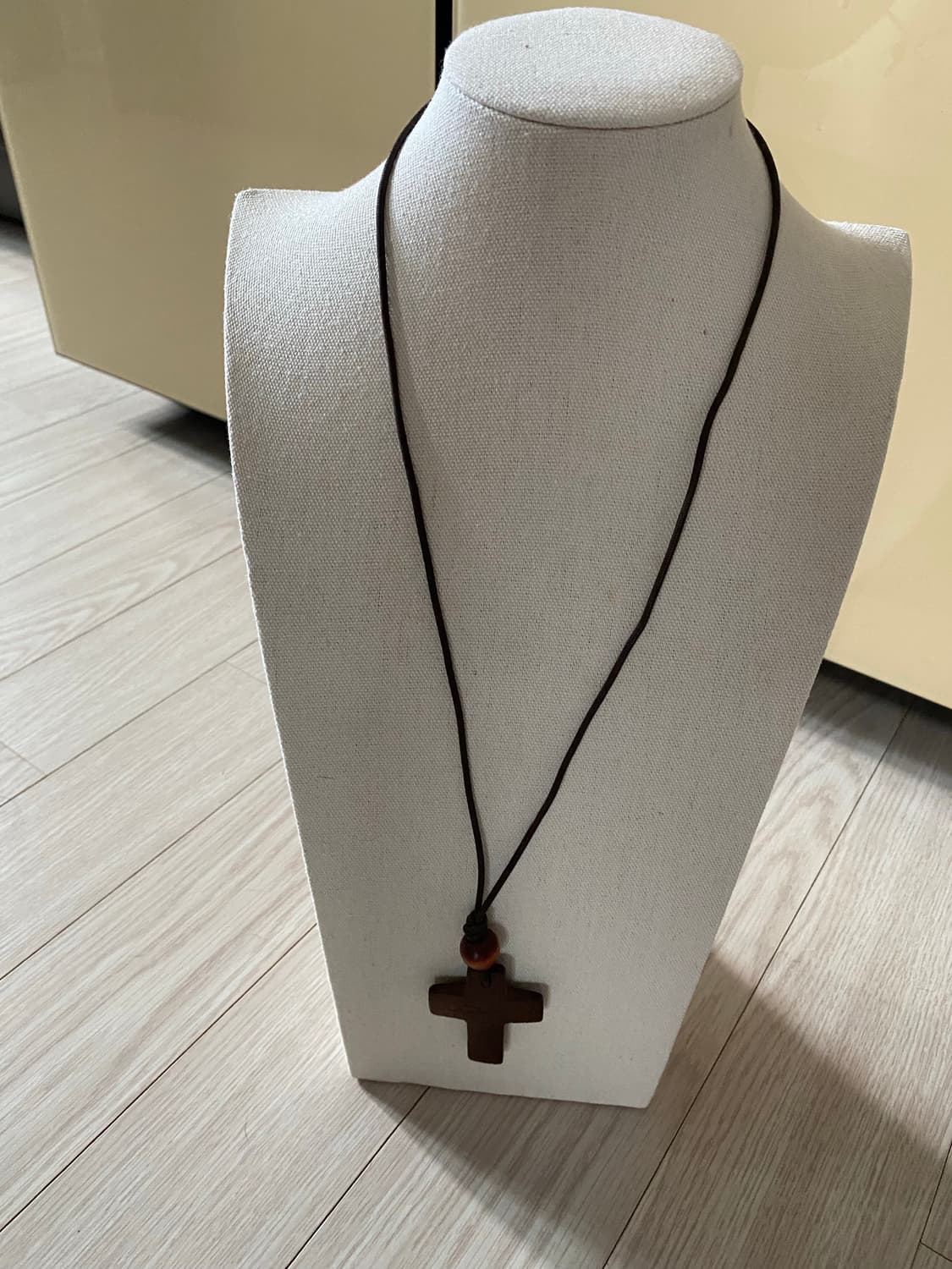 빈티지 십자가 우드 목걸이 상품이미지5