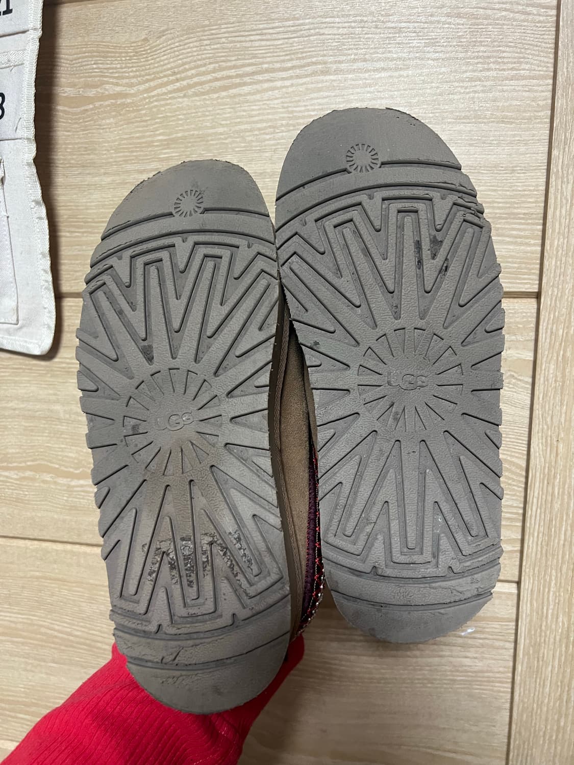 어그 스티치 칼라 플랫폼 슬리퍼 (타즈 II) - 체스넛 상품이미지4