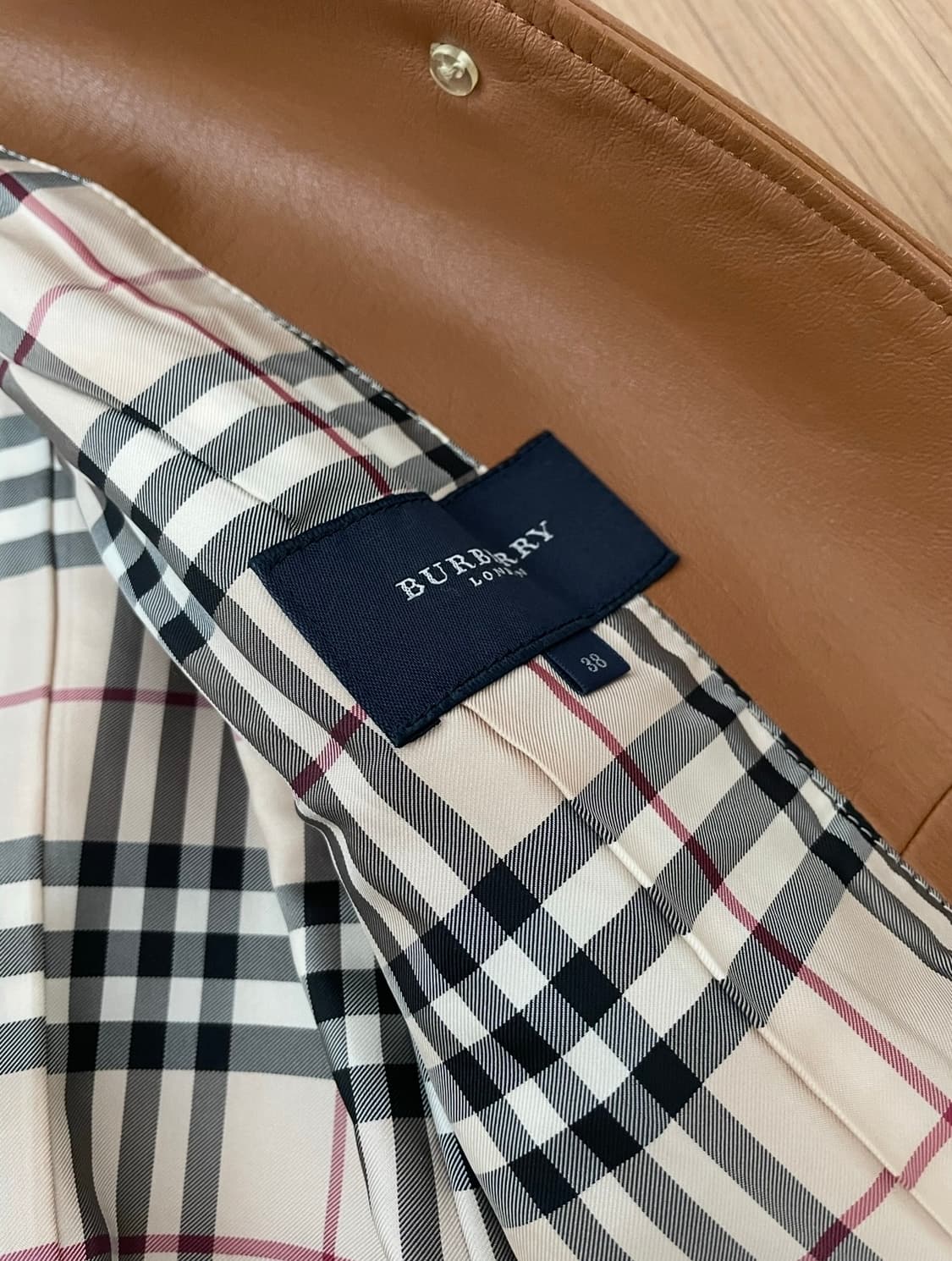 빈티지 버버리 양가죽 자켓 상품이미지3