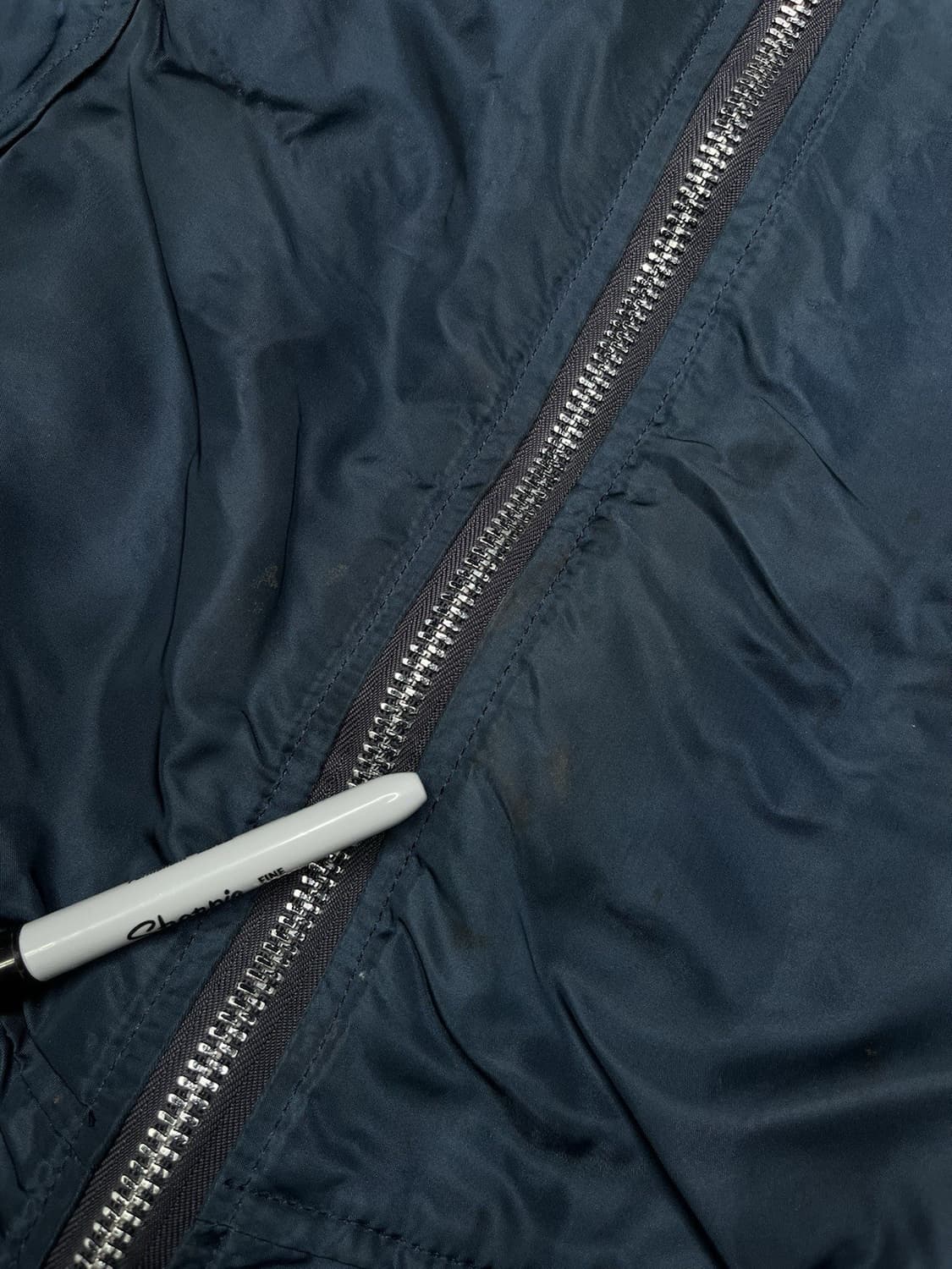 90s 미공군 납품용 알파인더스트리 MA-1 플라이트자켓 네이비 상품이미지10