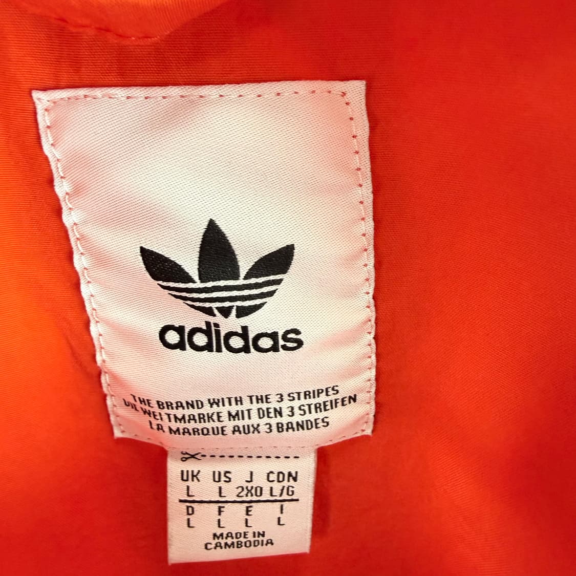 (L) 아디다스 윈드브레이커 바람막이 레드 상품이미지3