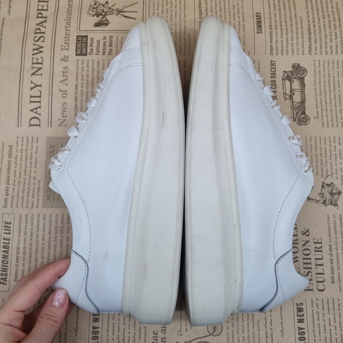 빈폴 오버솔 스니커즈 실사이즈235 상품이미지4