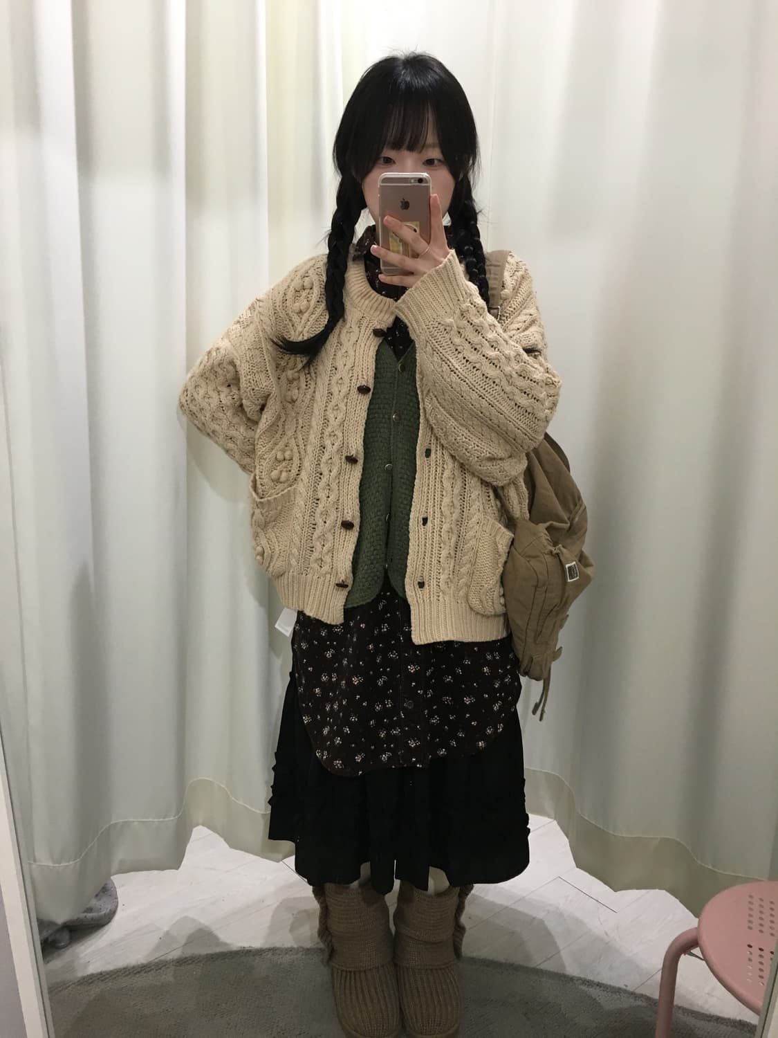 폼폼 오버핏 모리 가디건 상품이미지2