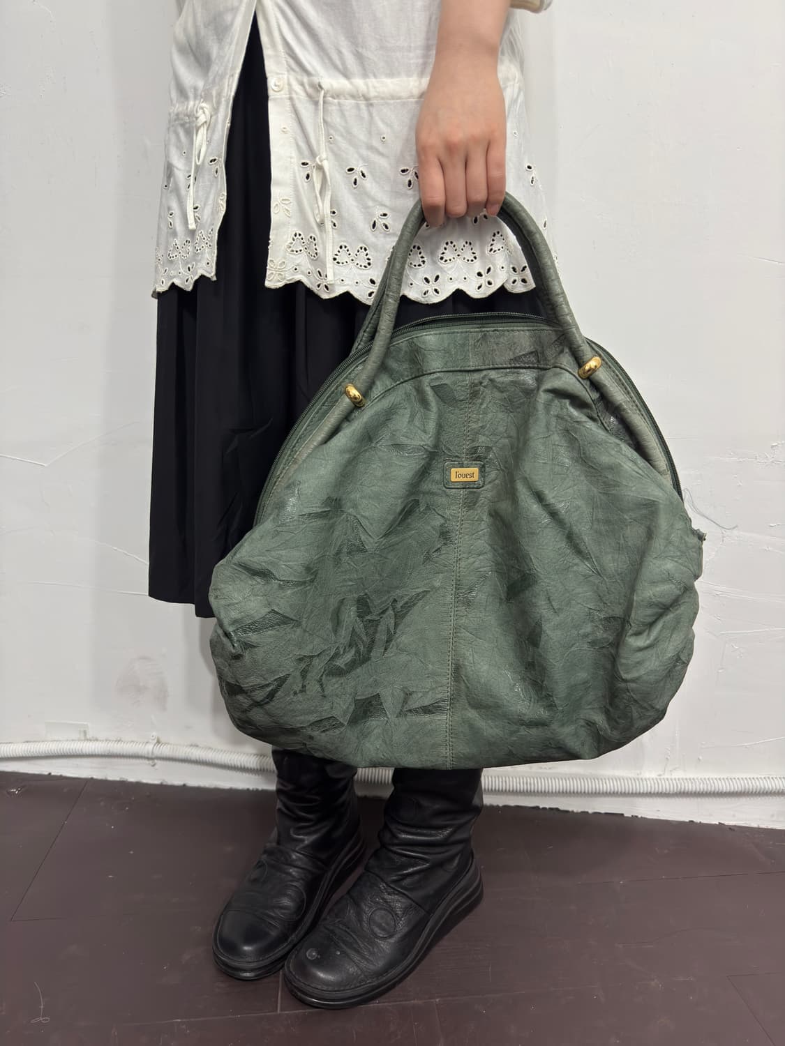 l’ouest leather design bog bag 상품이미지1